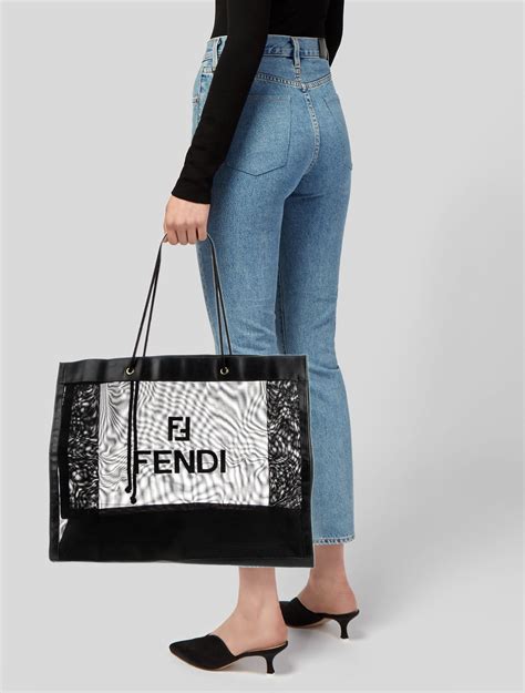 fendi pvc tote|fendi totes sale.